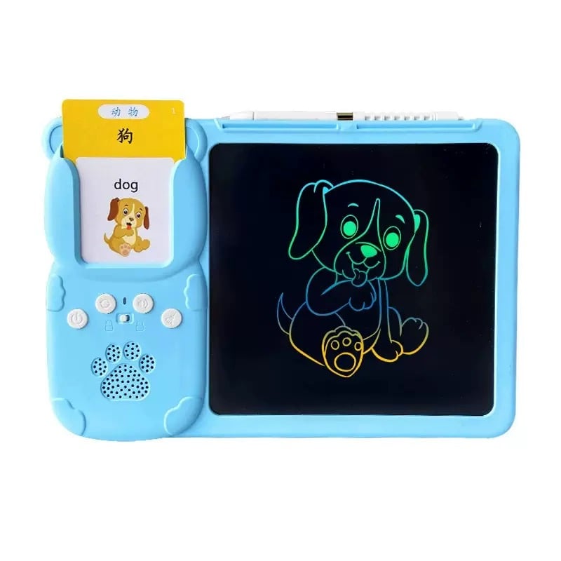 🔥LAST DAY 49% OFF🔥Early Education Card Camera 8.5-inch Handwriting Pad Integrated Machine Children's English Learning, Painting and Puzzle Toy