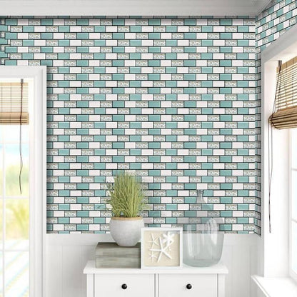 10Pcs 3D Peel and Stick Wall Tiles(12x12 inches)