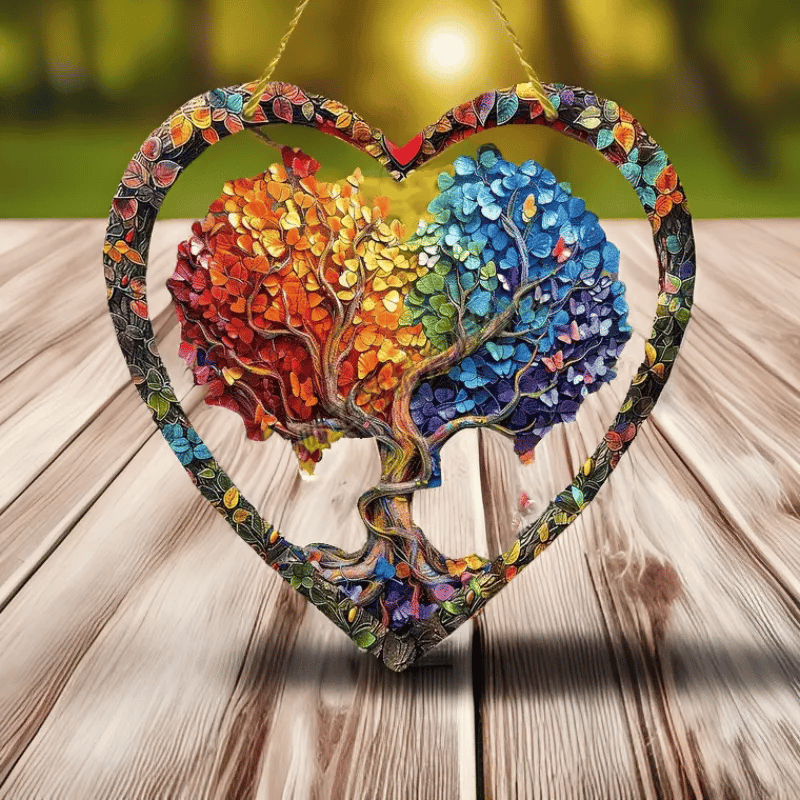 ❤️Wrapped in Love Tree of Life Suncatcher🌲