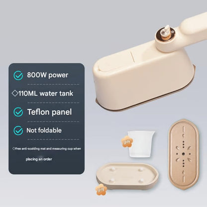 🌟 Say Goodbye to Wrinkles - ✨Mini Travel Iron for Clothes