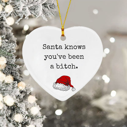 🌲Christmas Funny Heart Shaped Ornament