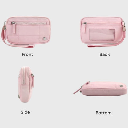 Puffer Wristlet Wallet Fits Phone💜