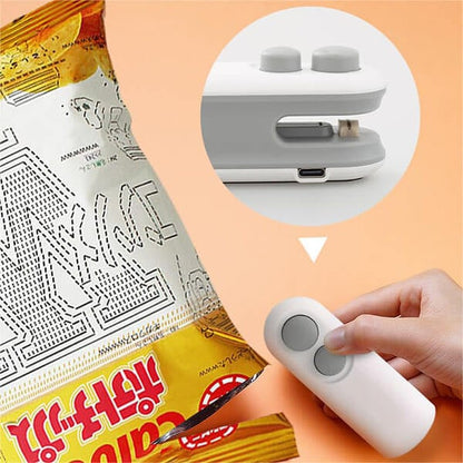 SealEase Mini 2-in-1 Sealer and Cutter with USB-C Charging