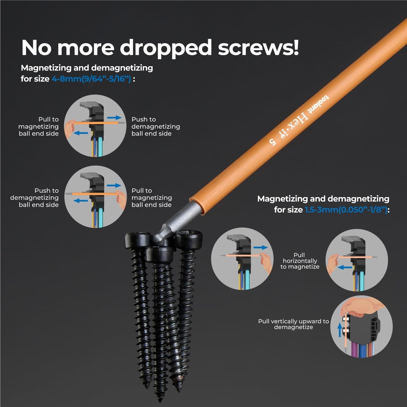 🔥Summer Hot Sale Promotion-49% OFF💯-Toolant Allen Wrench Allen Key Metric&SAE Set, with Ball End for Automotive, Plumber, Workshop, Mechanics