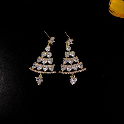 🎄Shiny Christmas Tree Earrings