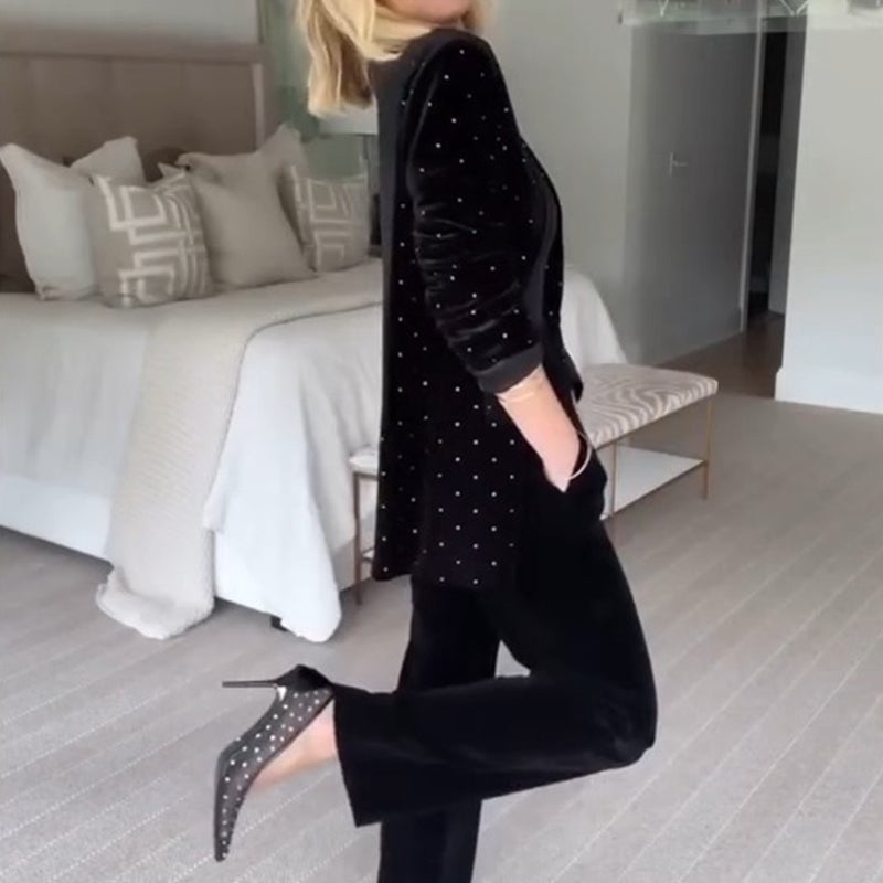 💃 46% off 🔥 Luxury Blazer with Rhinestones for Women