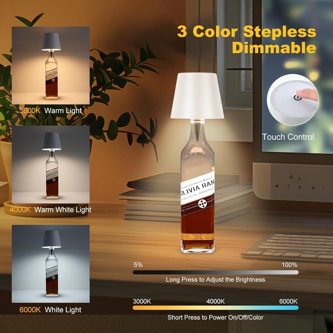 🎁49%OFF- 🍾Wireless Bottle Lamp