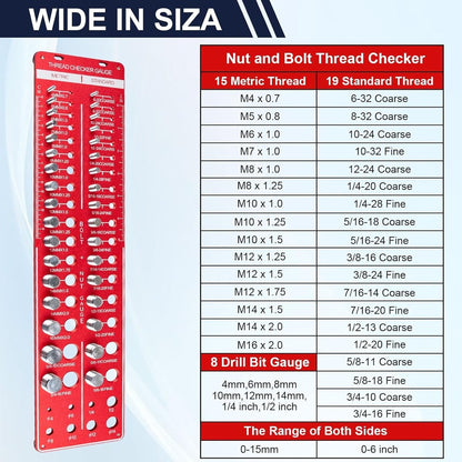 TidePick Nut and Bolt Thread Checker