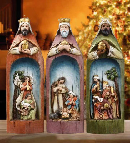 🔥Last Day Promotion 70% OFF🔥 - Three Wise Men Nativity Set