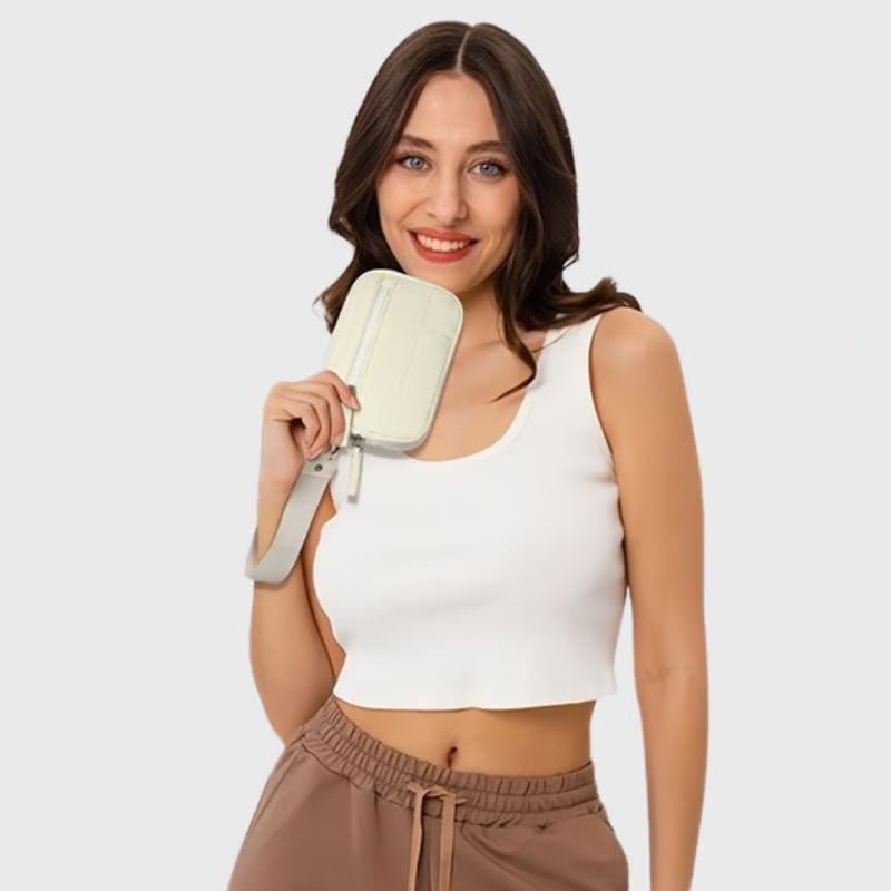 Puffer Wristlet Wallet Fits Phone💜