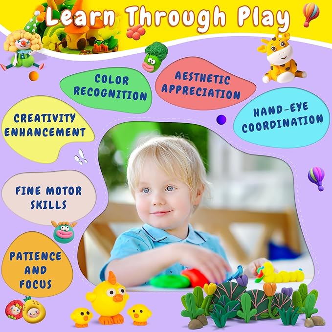 🔥Last 4 hours 57% OFF - 🖼️DIY Stress Relief Clay Frame Kit