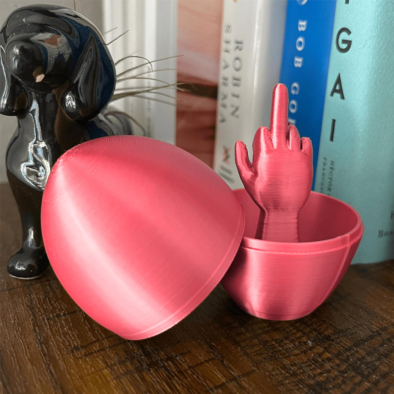 🎁Last Day 49% OFF🔥Easter Egg Surprise – Funny 3D Printed Middle Finger Egg