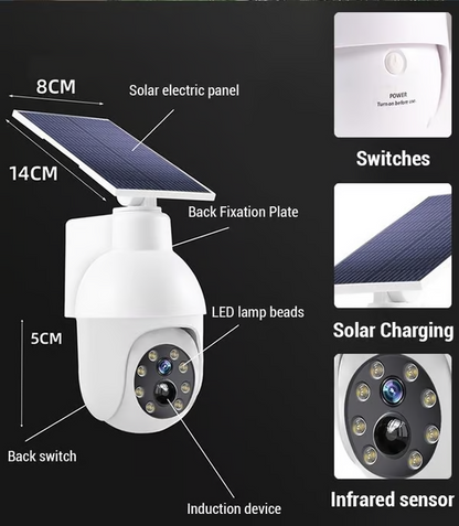 ⏰Simulation Surveillance Camera Street Light🔥Buy 2 Free Shipping🔥