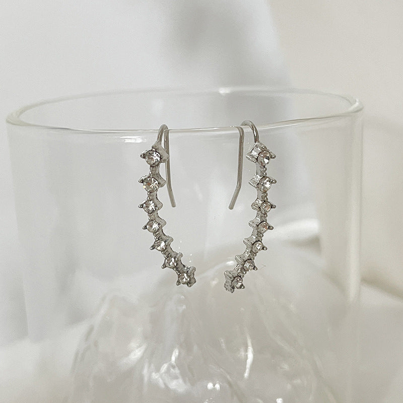 👂Seven Star Diamond Stud Earrings