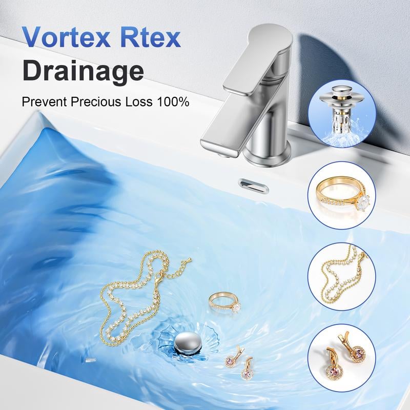 🔥Promotion Save- 49% OFF🔥-Universal 2-in-1 Bathroom SinkStopper