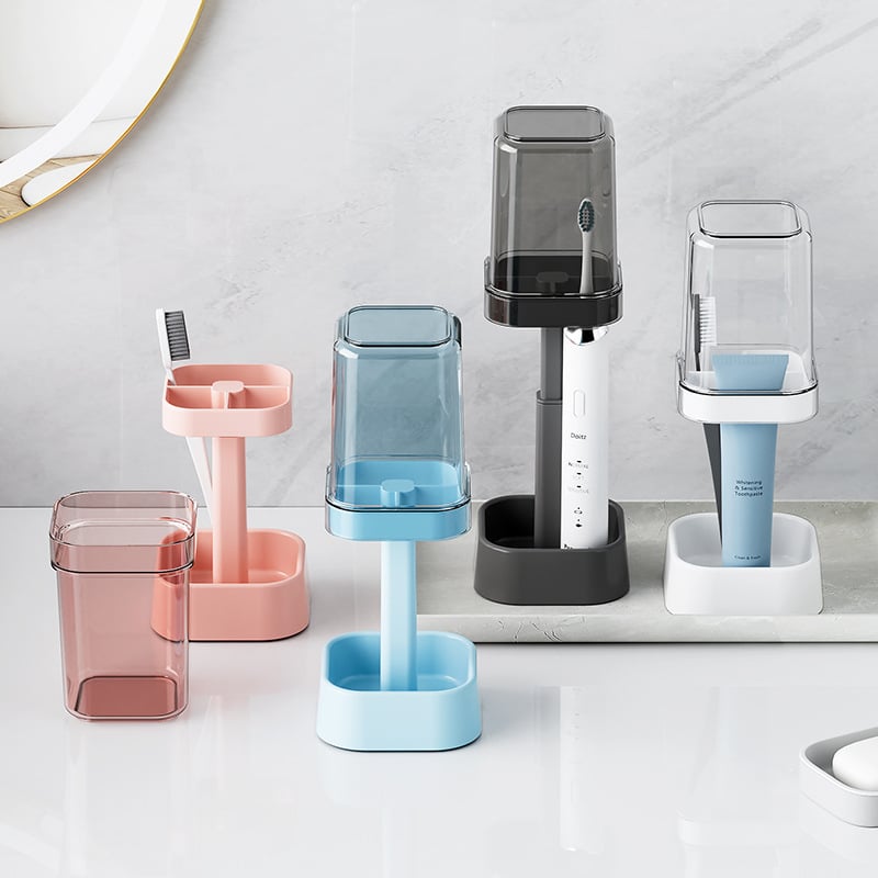 🪥 Stylish Toothbrush Holder with Cover
