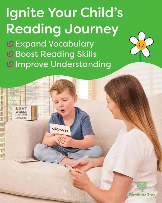 💥Hot Sell Get 49% OFF💥600 Sight Words Flash Cards Kindergarten