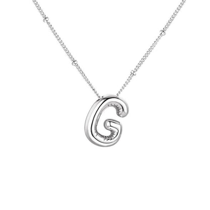 🔥Summer sale🎁⏰Bubble Letter Necklace