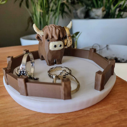 💍Highland Cow Ring Holder