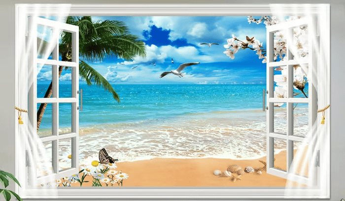 🌸🌸 Waterproof And Anti-Fouling Wall Landscape Painting