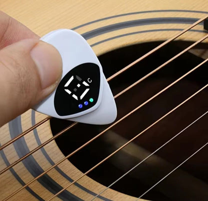 2-in-1 Digital Guitar Tuner & Pick