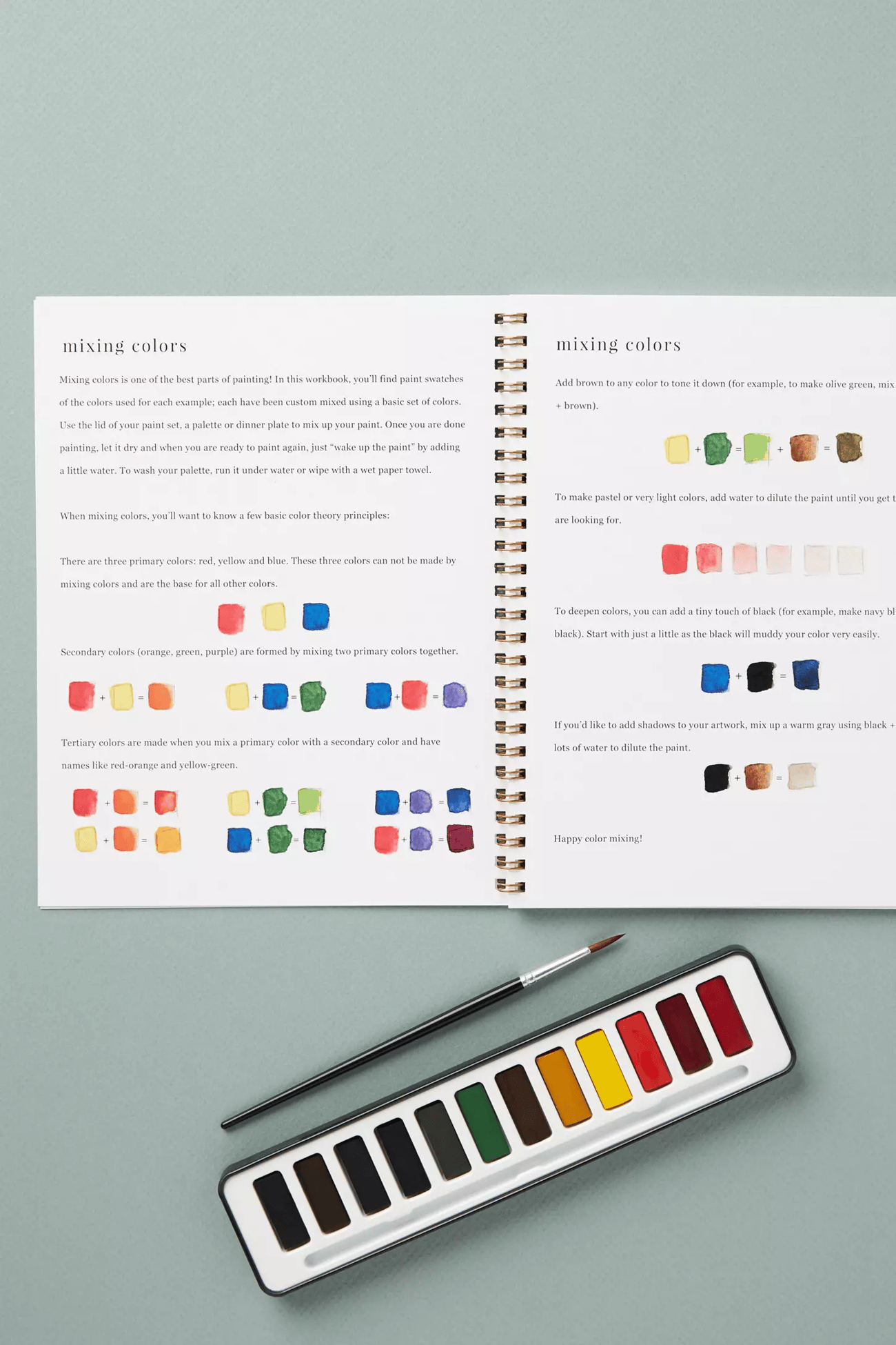 🔥LAST DAY 60% OFF - 💕Watercolor Workbook 🖼️Beginner-Friendly
