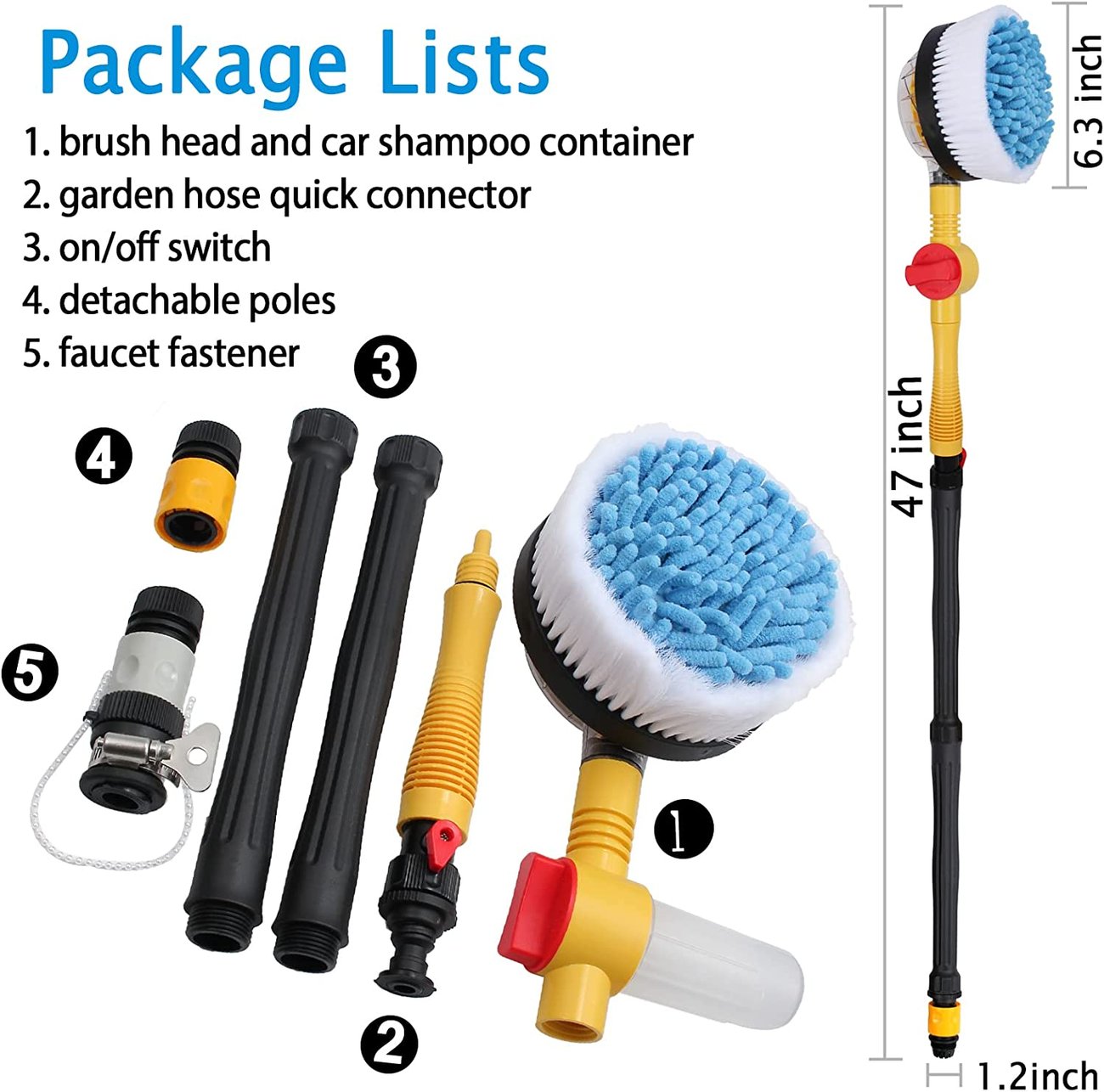 🔥Hot Sale 49% OFF🔥New Self-spinning Car Wash Mops