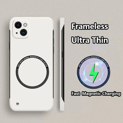 📱✨Frameless Matte Ultra Thin Magnetic Case for iPhone