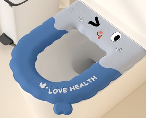 Waterproof toilet seat cushion