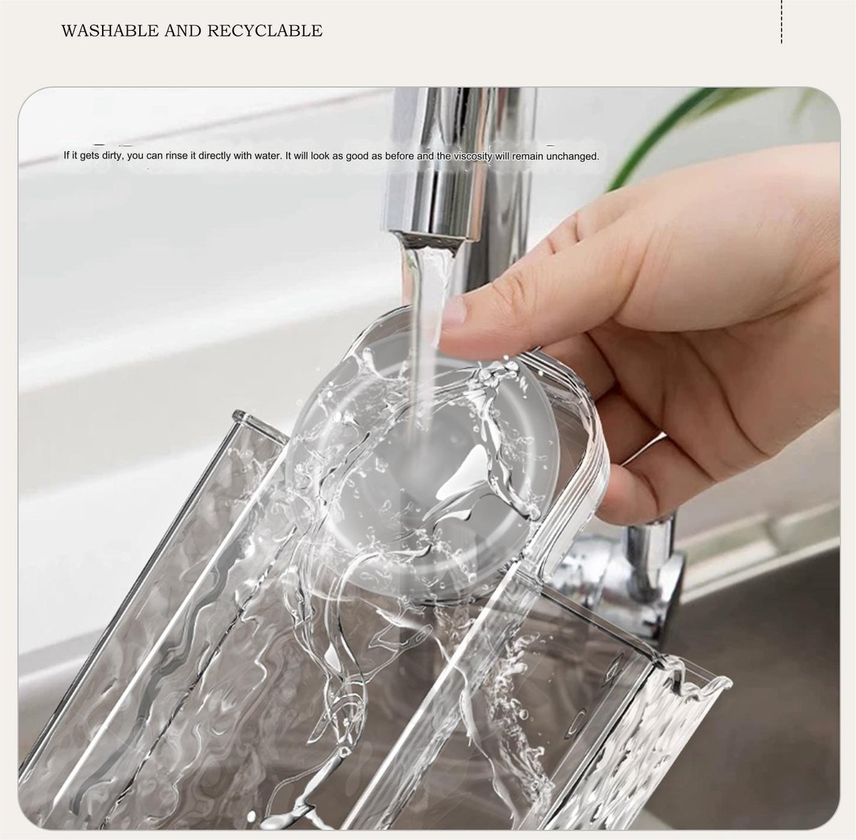 🔥Multifunctional anti-glue glacier pattern tissue box