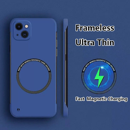 📱✨Frameless Matte Ultra Thin Magnetic Case for iPhone