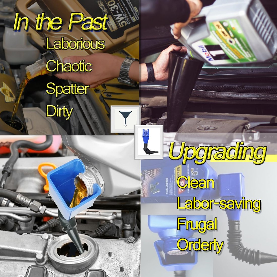 🔥BUY 2 GET 1 FREE🔥Universal Household Folding Buckle Funnel