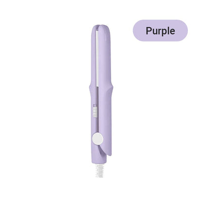 🔥49% OFF🔥2-in-1 Mini Curling Wand & Flat Iron Hair Straightener