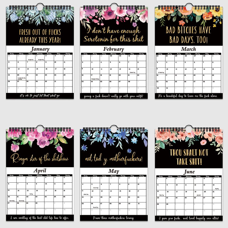 💥Last Day 49% Off💥 - 2025 Calendar for Tired-Ass Women