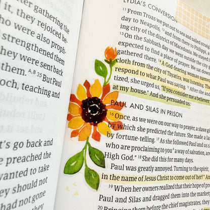 ✝️Bible and Planner Clear Stickers🌻