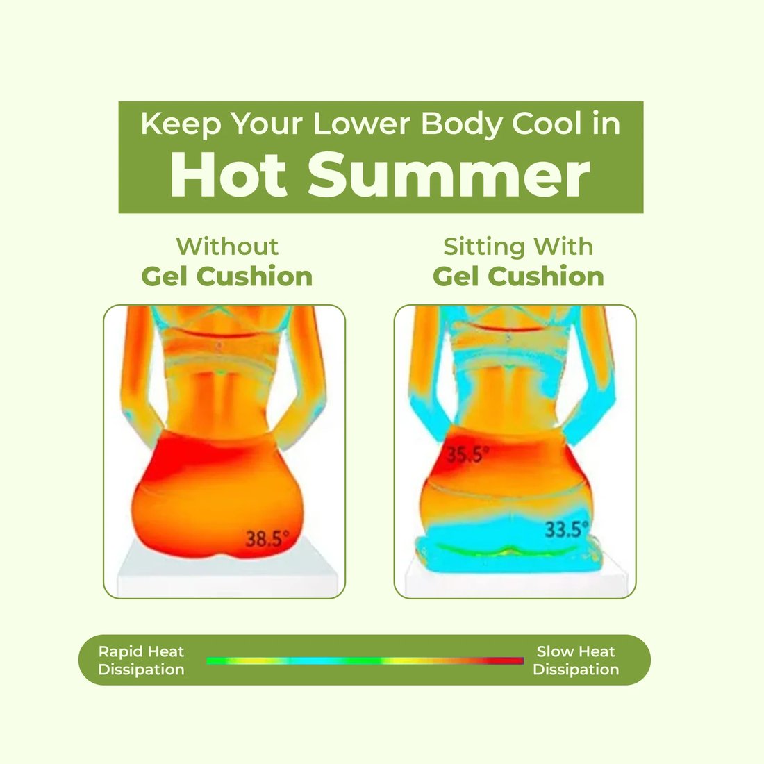 🔥Last Day Discount 49% Off -Honeycomb Gel Seat Cushion – All-day Comfort while Working -