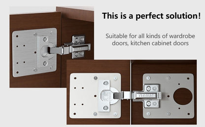 Hinge Fixing Plate Bracket Kit