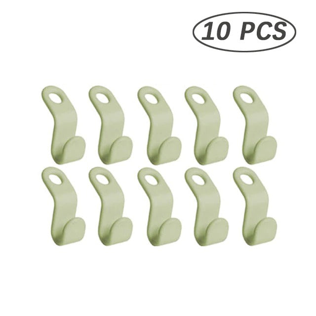 Space-Saving Clothes Hanger Connector Hooks ( 10pcs/set )