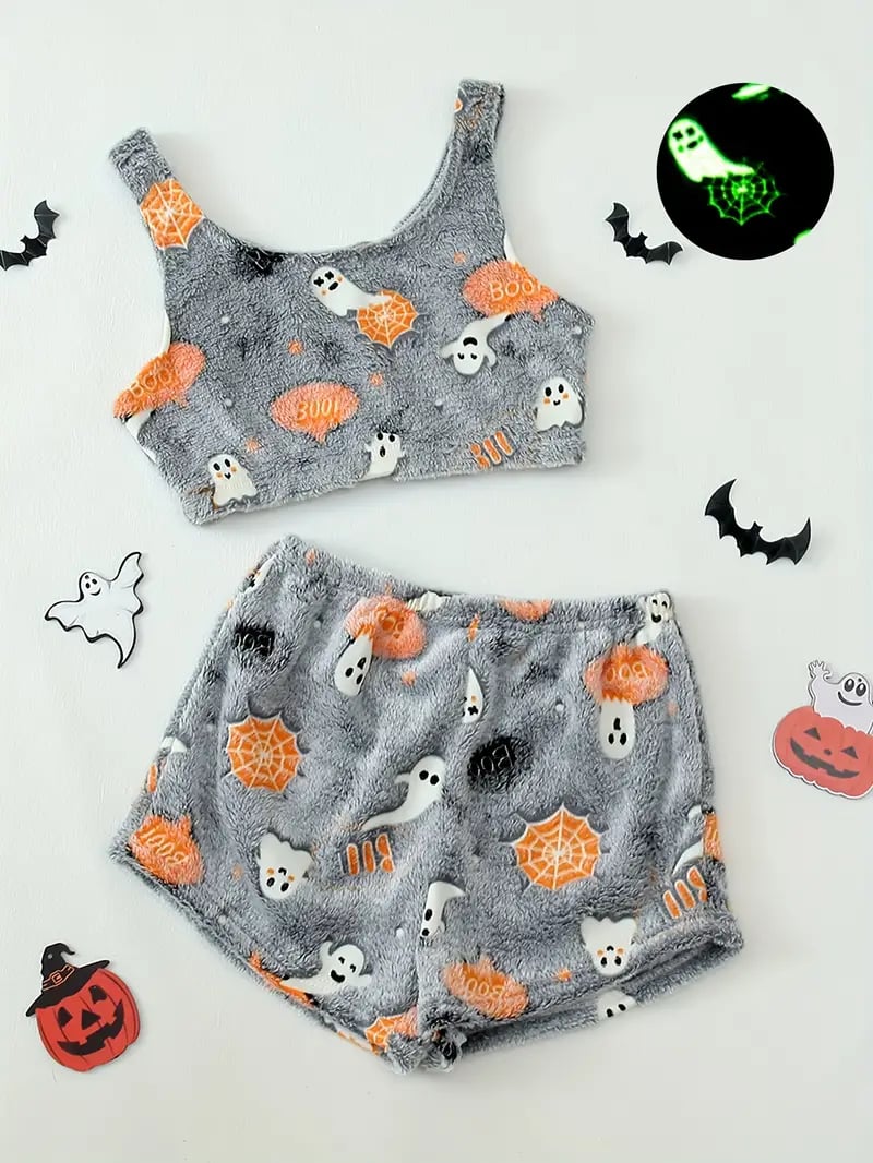 💥Halloween Pre - Sale 49% Off 🎃Halloween vest pajamas set👻