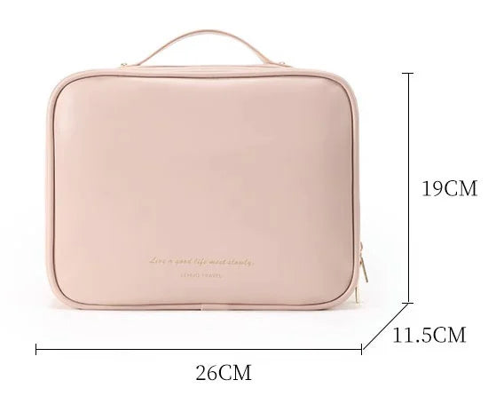 Multi-Compartment Toiletry Cosmetics Bag