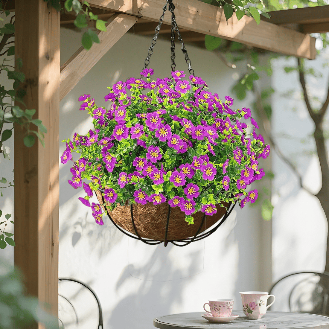 🎉Mother's Day Sale 49% OFF🌼UV Resistant Lifelike Artificial Daisies (Hanging Flowers Basket)
