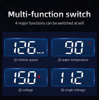 OBD2 HUD Car Head Up Display Projector Speedometer