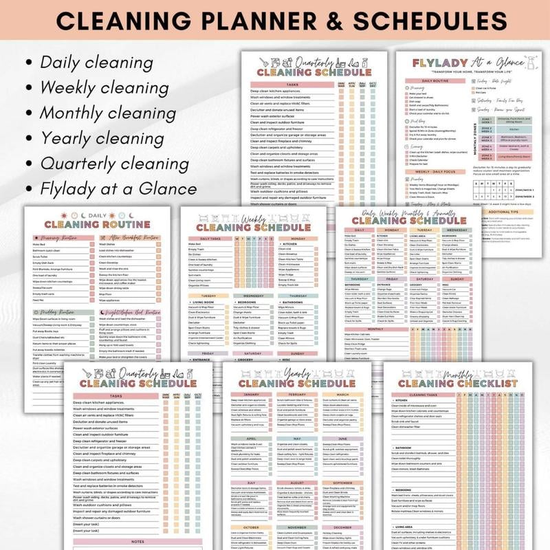 💕Cleaning & Organizing Toolkit