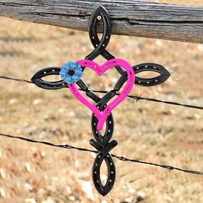 🎁Last Day Promotion 70% OFF - ❤️Natural Horseshoe Cross With Heart