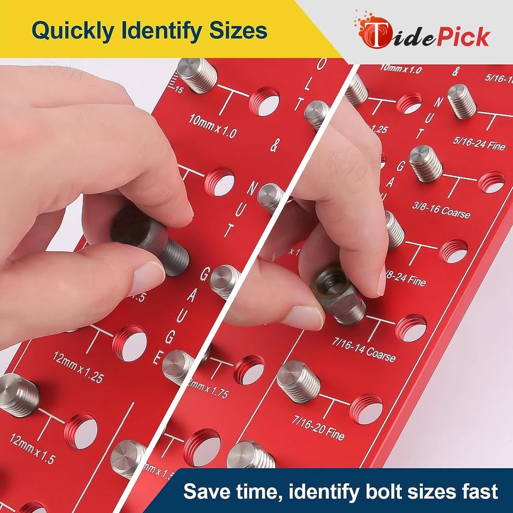 TidePick Nut and Bolt Thread Checker