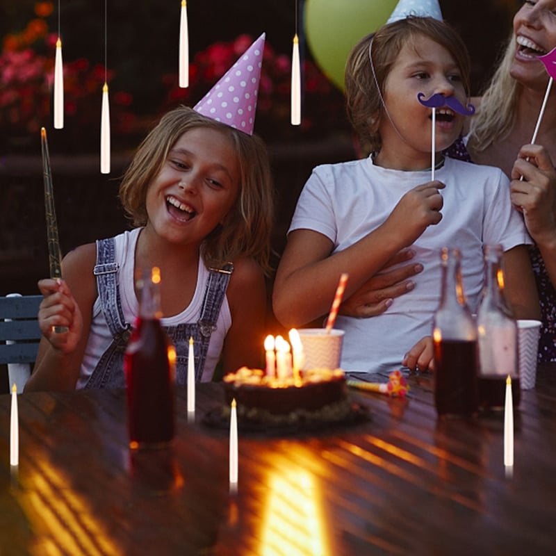 👻👻Flameless Candles with Magic Wand Remote 🔥