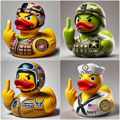 🦆Middle Finger Army Duck | Rebel Duck – A Tribute to the Brave & the Bold