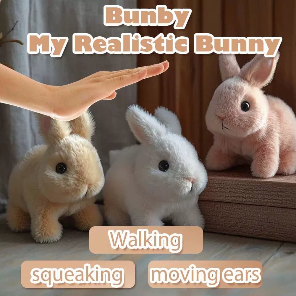 Simulation Electric Plush Rabbit Toy