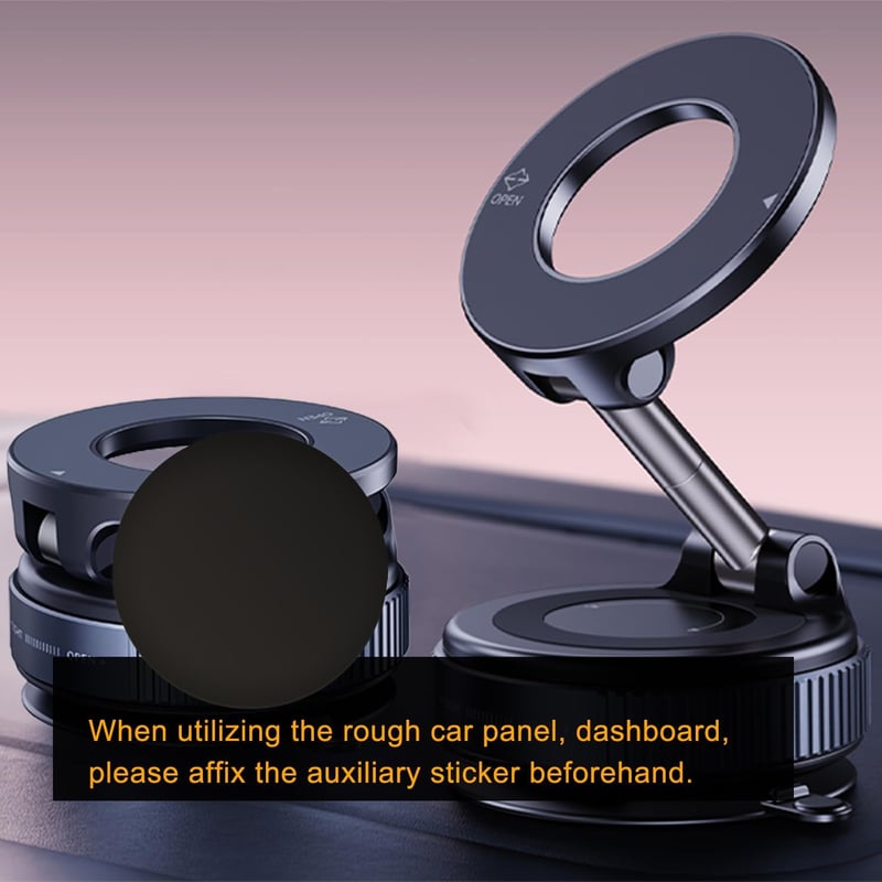 2025 Newest 360° Adjustable Vacuum Magnetic Suction Cup Phone Holder Mount