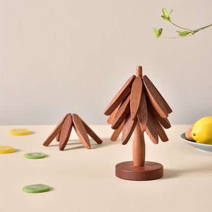 💥49% OFF🌲Wooden Tree Shape Trivet Set for Hot Dishes